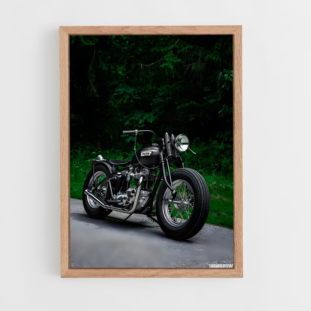 Poster Bobber Bonneville sophistiqué – affiche Triumph (vue 4)